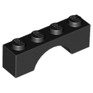 Lego® 3659 Zwarte boog 1 x 4